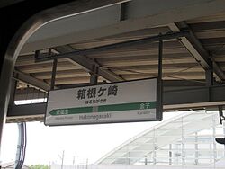 HakonegasakiST station sign.jpg