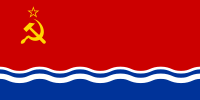 ファイル:ラトビア・ソビエト社会主義共和国国旗(1953-1990).png