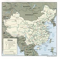中華人民共和国の地理