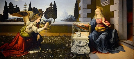 ファイル:Annunciation (Leonardo) .jpg
