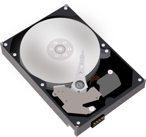 ファイル:Sagar ns Hard disk Harddisk HDD.svg
