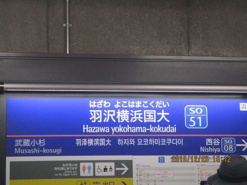 ファイル:羽沢横浜国大駅名標.JPG