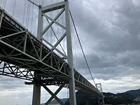 本州側からの関門橋