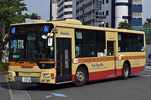 多摩市 聖蹟桜ヶ丘駅付近を運行する神奈中バス