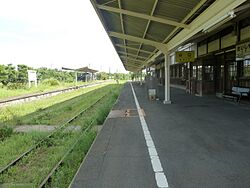 Taisha Station Yard.JPG