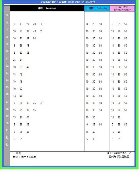 ファイル:Yokohama minipal r212 timetable0001.jpg